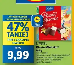 Lidl Czekoladki waniliowe E. Wedel Ptasie Mleczko oferta