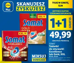 Lidl Tabletki do zmywarek Somat Excellence 4In1 oferta