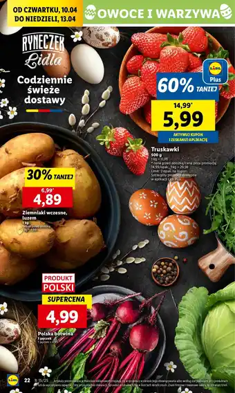 Lidl Ziemniaki wczesne oferta