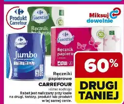 Carrefour Papier toaletowy różowy Carrefour Essential oferta