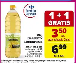 Carrefour Olej rzepakowy Carrefour Classic oferta