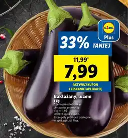 Lidl Bakłażan oferta