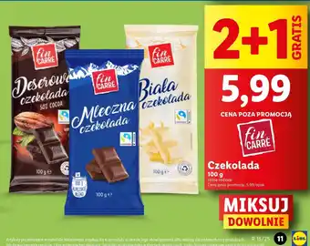 Lidl Czekolada biała Fin Carre oferta