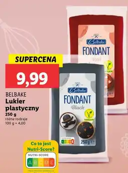 Lidl Lukier plastyczny czerwony Belbake oferta