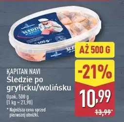 Śledzie po wolińsku Kapitan Navi