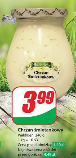 Dino Chrzan śmietankowy Waldiben oferta