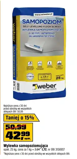 OBI Wylewka Weber oferta