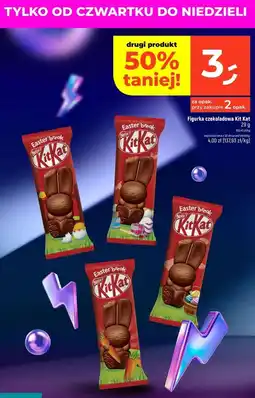 Dealz Figurka zając z czekolady Kitkat oferta