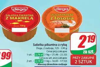 Dino Sałatka pikantna z łososia Dega oferta