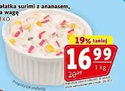 Prim Market Sałatka surimi z ananasem na wagę SEKO oferta