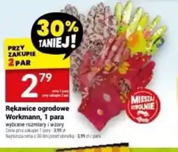 Twój Market Rękawice ogrodowe Workmann oferta