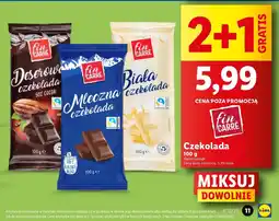 Lidl Czekolada mleczna Fin carre oferta