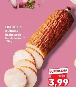 Kaufland Kiełbasa krakowska bez e Lukullus oferta