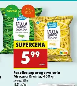 Fasolka szparagowa żółta Mroźna kraina