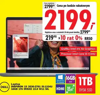 Media Expert Laptop Dell oferta