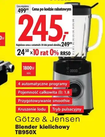 Media Expert Blender kielichowy Götze & Jensen oferta