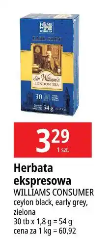 E.Leclerc Herbata green sencha Sir William's Tea oferta