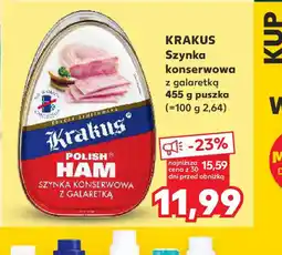 Kaufland Krakus Szynka konserwowa z galaretką oferta