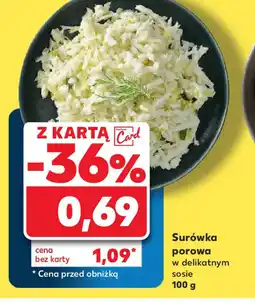 Kaufland Surówka porowa oferta