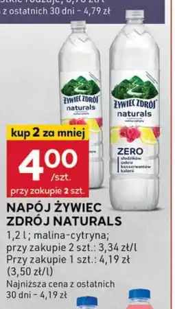 Stokrotka Optima Napój Zywiec Zdrój Naturals oferta
