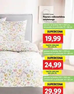 Lidl LIVARNO HOME Pościel z mikrowłókna satynowego oferta