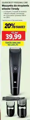 Lidl SILVERCREST PERSONAL CARE Maszynka do strzyżenia włosów i brody oferta