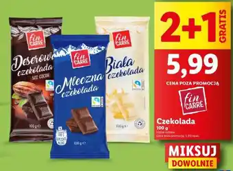 Lidl Czekolada Fin Carre oferta