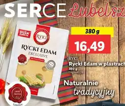 Lidl Rycki edam w plastrach oferta