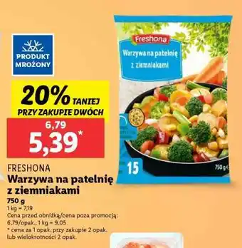 Lidl FRESHONA Warzywa na patelnię z ziemniakami oferta