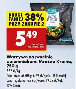Biedronka Warzywa na patelnię z ziemniakami Mroźna Kraina , 750 g oferta