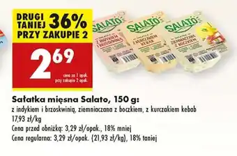 Biedronka Sałatka mięsna Salato, 150 g oferta