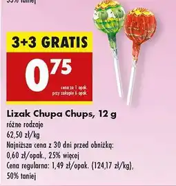 Biedronka Lizak Chupa Chups, 12 g oferta