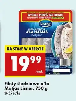 Biedronka Filety śledziowe a'la Matjas Lisner 750 g oferta