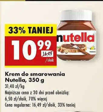 Biedronka Krem do smarowania Nutella 350 g oferta