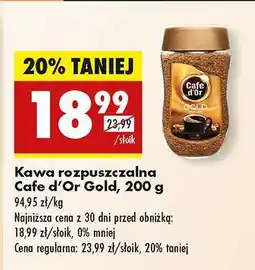 Biedronka Cafe d'Or Gold, 200 g oferta
