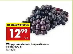 Biedronka Winogrono ciemne bezpestkowe opak . 400 g oferta