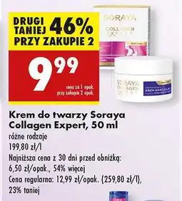 Biedronka Krem do twarzy Soraya Collagen Expert 50 ml oferta
