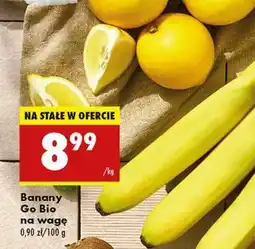 Biedronka Banany Go Bio na wagę oferta