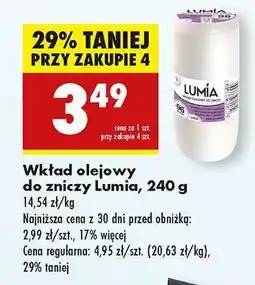 Biedronka Wkład olejowy do zniczy Lumia 240 g oferta
