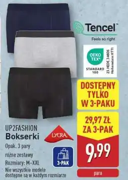 ALDI UP2FASHION Bokserki oferta