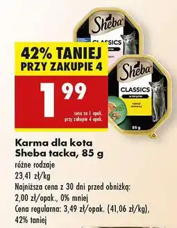 Biedronka Sheba tacka, 85 g oferta