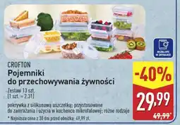 ALDI Crofton Pojemniki do przechowywania żywności oferta