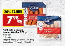 Biedronka Kiełbaski z szynki Kraina Wędlin, 270 g oferta