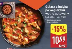 ALDI Gulasz z indyka po węgiersku wolno gotowany oferta