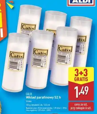 ALDI CALIX Wkład parafinowy 52 h oferta