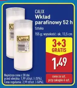 ALDI CALIX Wkład parafinowy 52 h oferta