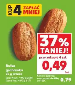 Kaufland Bułka grahamka 70 g sztuka oferta