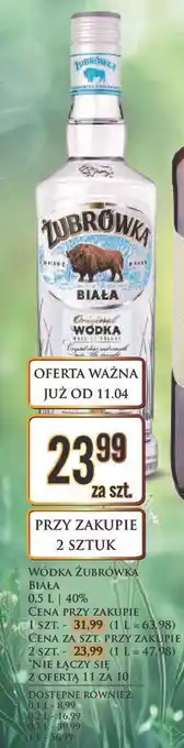 Dino Wódka Żubrówka Biała oferta