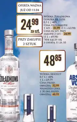Dino Wódka Żołądkowa Gorzka De Luxe oferta