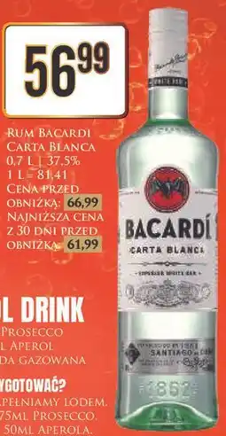 Dino Rum Bacardi Carta Blanca oferta